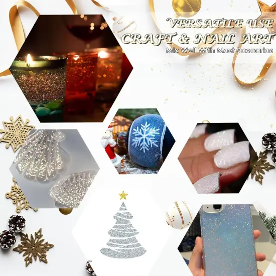 Fluorescent Orange Craft Glitter Powder {5}