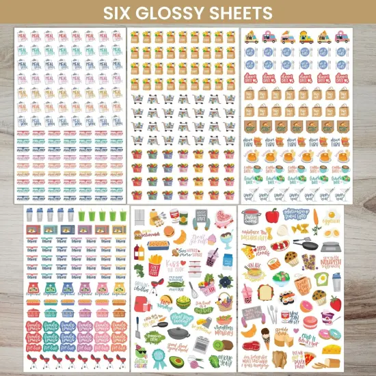 bloom daily planners Planner Sticker Pack, Meal Planning {3}