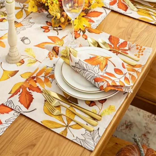 Reversible Placemat Set, 13 x 19(Fall Leaves) {3}