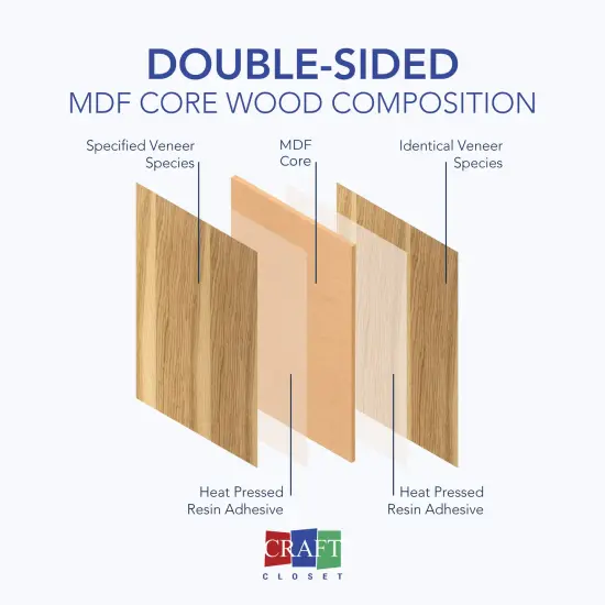 6mm or 3mm, 12&rdquo;x19&rdquo; Premium Unfinished or Finished Two Sided with MDF Core, Glowforge Ready | Walnut, Cherry, Maple, Red Oak, White Oak, Alder, Pine, Cedar, Sapele, Mahogany, Hickory, Bamboo {5}