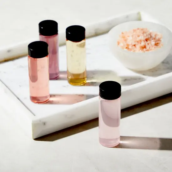 30 Pack Clear Liquid 1 oz Glass Bottles with Caps for Cosmetics, Makeup, Sample Liquid Storage (30 ml) {4}