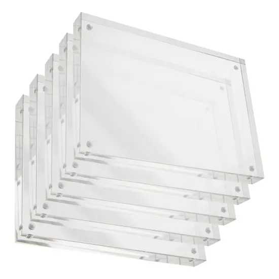 7Penn Acrylic Picture Frames Double Sided Set 8x10in Magnet Clear Picture Frames {1}