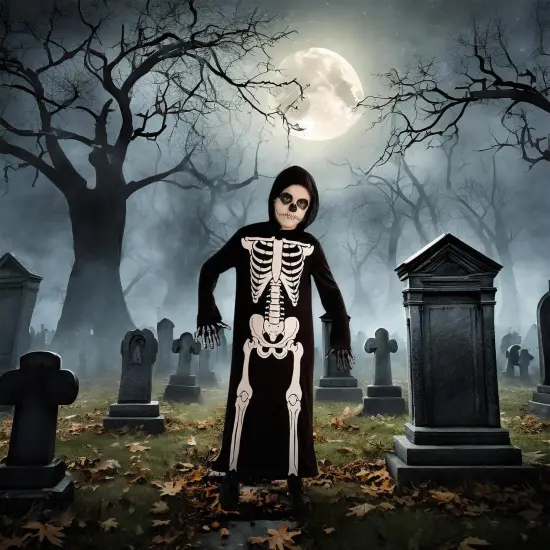 Skeleton Reaper Child Costume {3}