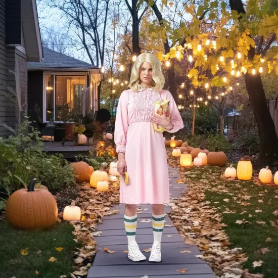 Strange Girl Women's Costume, Pink {4}