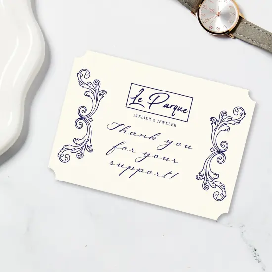 Avery Matte Ivory Invitation Cards, 5" x 7" Rectangle Scalloped Edge {4}