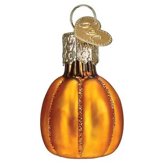 Old World Christmas 1.75 In Mini Jack O'lantern Halloween Tree Ornament , Pumpkin Orange {2}