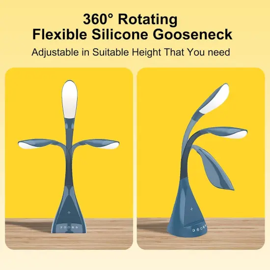 Home Office LED Desk Lamp, 50W Brightest Magnifying Lamp, Cell Phone Sensor Quick Charge, Architectural Lighting 5 Lighting Color Modes for Crafts Reading, Studying and Close-up Work. {2}