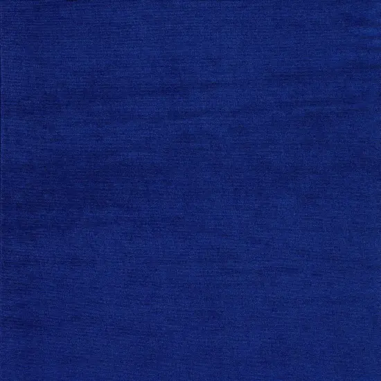 1 Yard Slinky 1x1 Rib Knit Fabric with Foil Finish 240 GSM, 52&Prime; Wide Polyester Spandex Blend ROYAL BRIGHT {4}