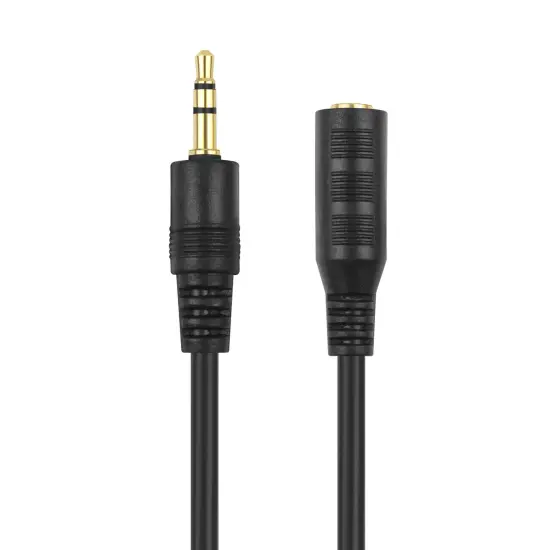Insten 3.5mm M/F Stereo Plug to Jack Extension Cable Audio Output Extend 25ft feet for iPad Mini 5 iPad Air 2019 Black {3}