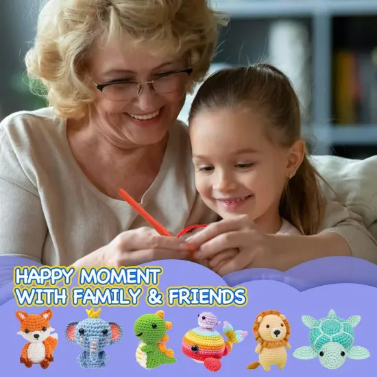 Animals Crochet kit for Beginners {2}