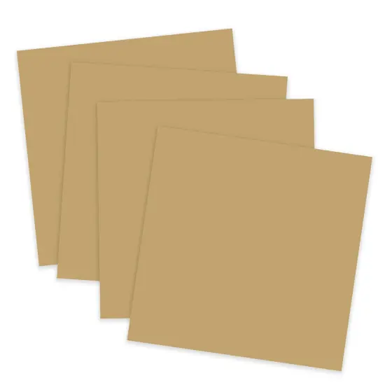 JPPlus Craft Plastic Plastic Craft Sheets for Laser Cutter, & Engraver Use- 4 Pack Gold {2}