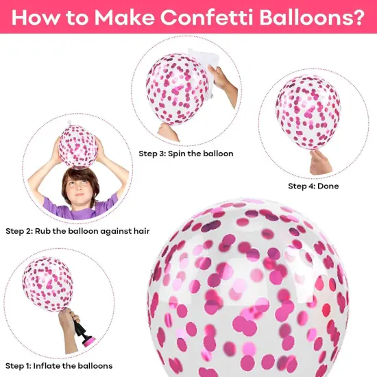 Pink and Orange Latex Balloons {2}