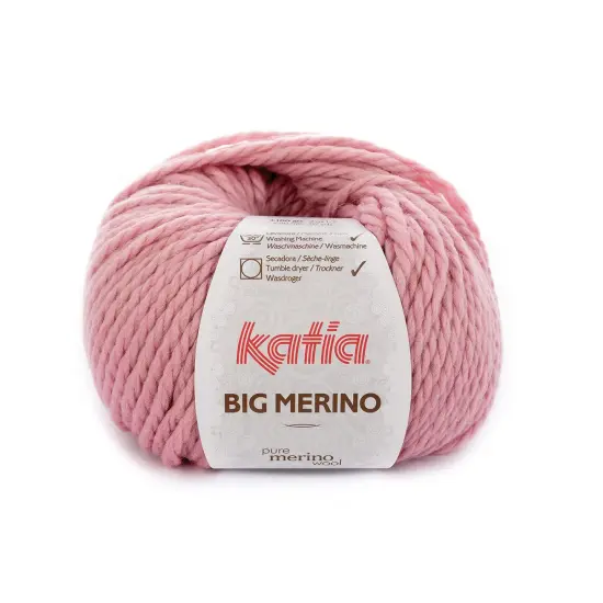 Katia Big Merino Superwash Wool Yarn Medium rose {1}