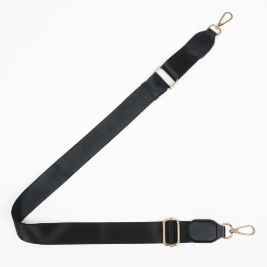 Black Oversized Fanny Pack, Plus Size Crossbody Bag with Adjustable Belt Straps {6}