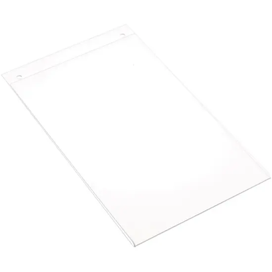 Plymor Clear Acrylic Sign Display / Literature Holder (Wall-Mount), 7" W x 11" H {1}