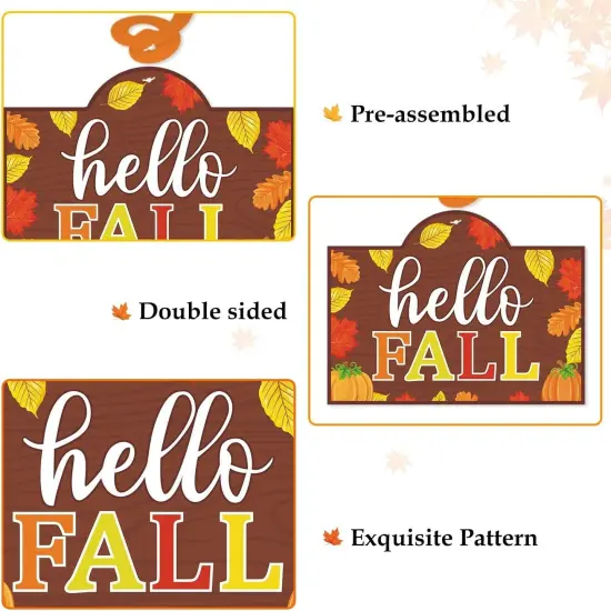 36CT Autumn Hello Fall Party Hanging Swirl Decorations {5}