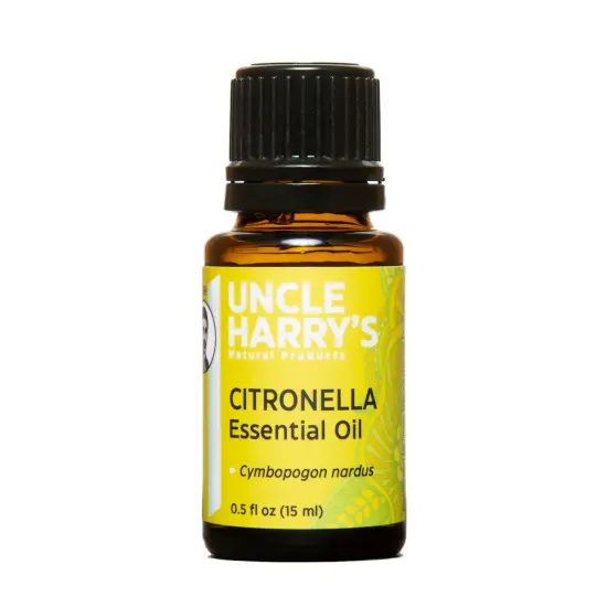 Uncle Harry's Essential Oil - Diffuser Oil for Home Aromatherapy, Scented Soap or Candles, 0.5 fl oz, Citronella {1}
