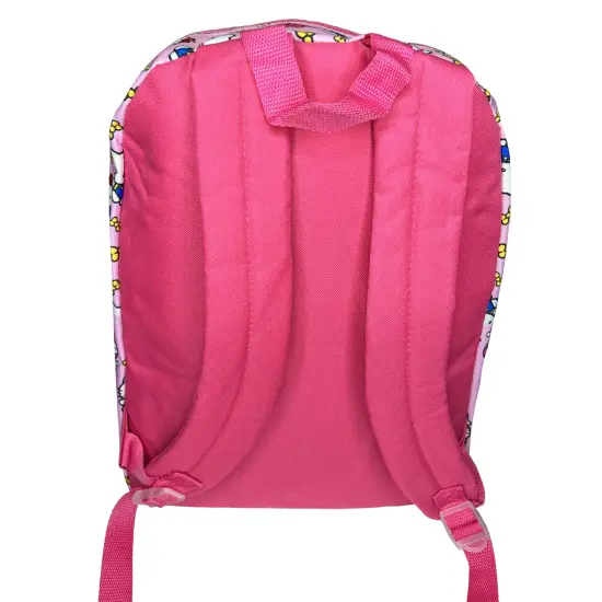 My Melody All Over Nylon Pink Kids School Backpack 16" School Bookbag for Girls {6}