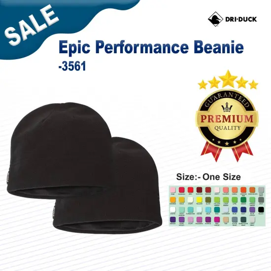 DRI DUCK&reg; Epic Performance Beanie Coal {3}