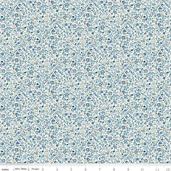 Posy Haze in A (01667404a) | Denim Florals | Liberty Fabrics | Riley Blake {1}
