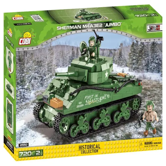 COBI Historical Collection Sherman M4A3E2 "Jumbo" Tank {3}