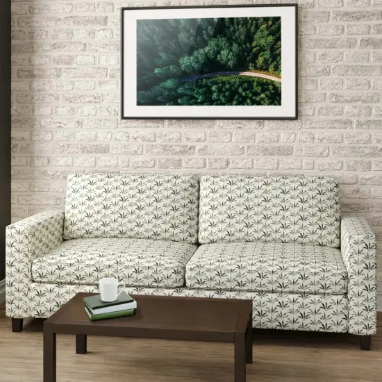 Upholstery Fabric - Green Leaves Upholstery Fabric 54 Inches" {3}