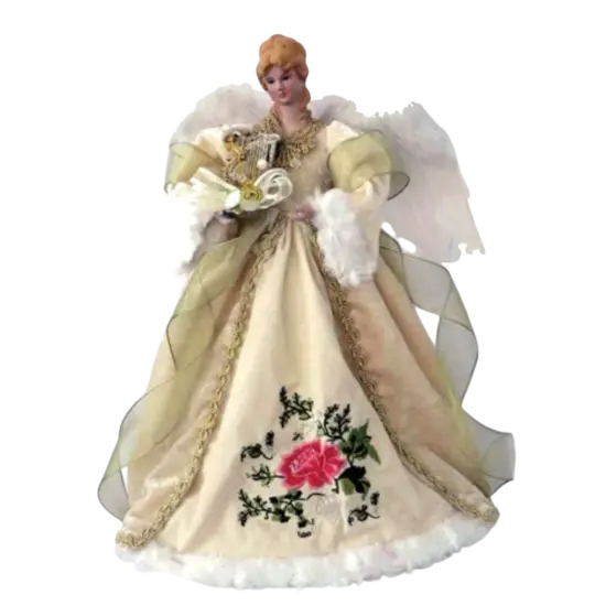 Victorian Angel Tree Topper {1}