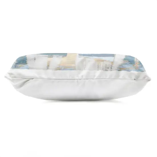 Stupell Industries Pastel Voyage Boats Outdoor Pillow, 14 x 7 x 20 {3}