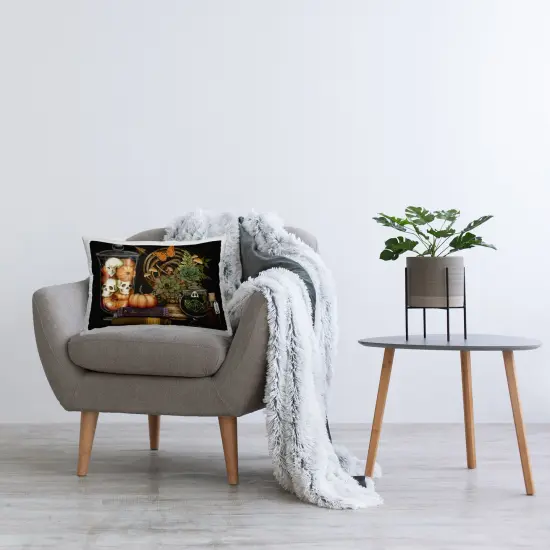 Stupell Industries Autumnal Dark Academia Indoor Pillow, 14 x 7 x 20 {2}