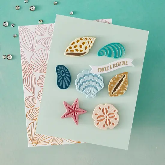 Hero Arts Die Set-Sophisticated Shells {5}