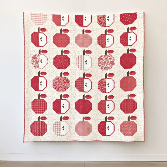 Apple Season Red Delicious Quilt Kit (kt-15660) | Riley Blake | Sewing Kit {1}