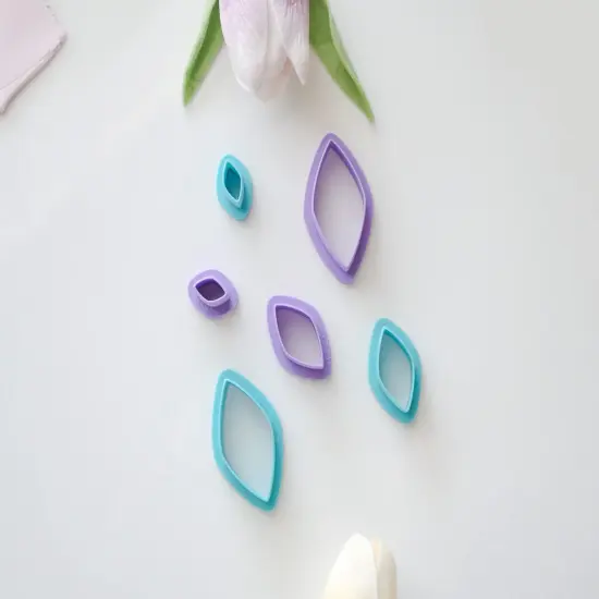 Diamond Shape Polymer Clay Cutter Set {2}