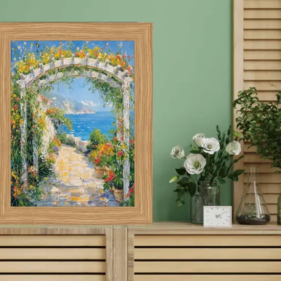 Oak Natural Wood Picture Frame 20x28 frame {3}