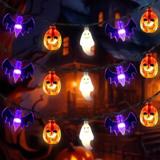 Halloween String Lights, 20FT 40 LED {2}