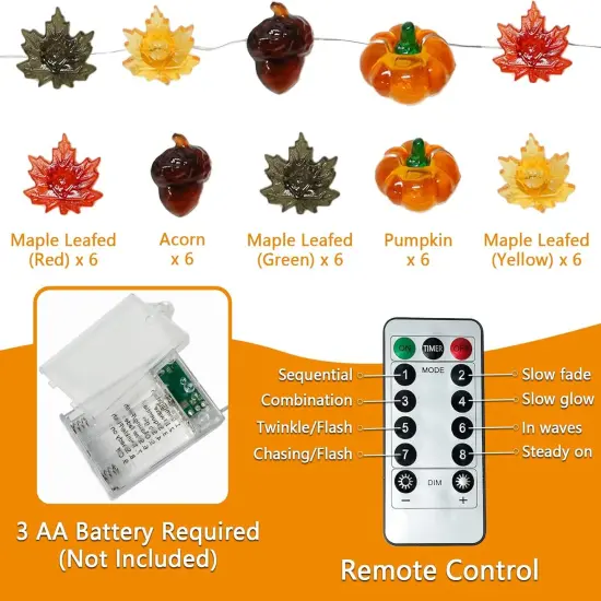 3D Pumpkin Lights Thanksgiving Decoration {2}
