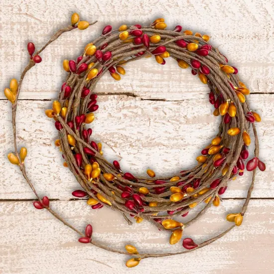 Pip String Garland Burg/Gd {1}