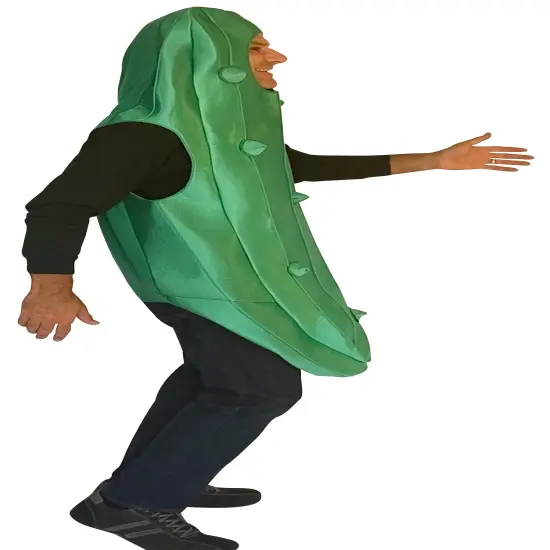 Ultimate Pickle Halloween Costume, Green, Adult Size XXS & One Size {2}