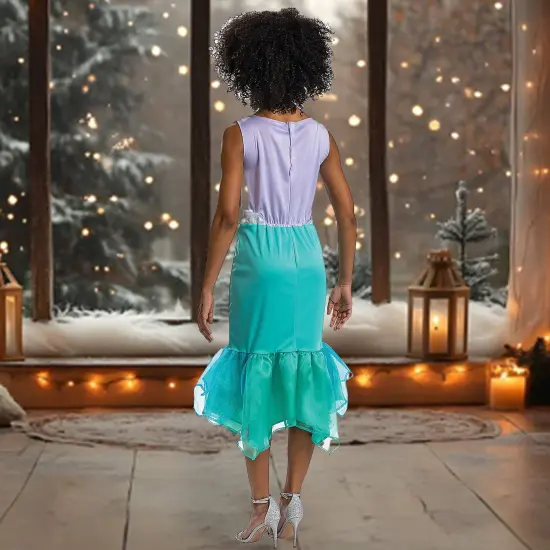 Disney Little Mermaid Dress Ariel Womens Costume Classic Perfect for Halloween Medium 8&ndash;10 {5}