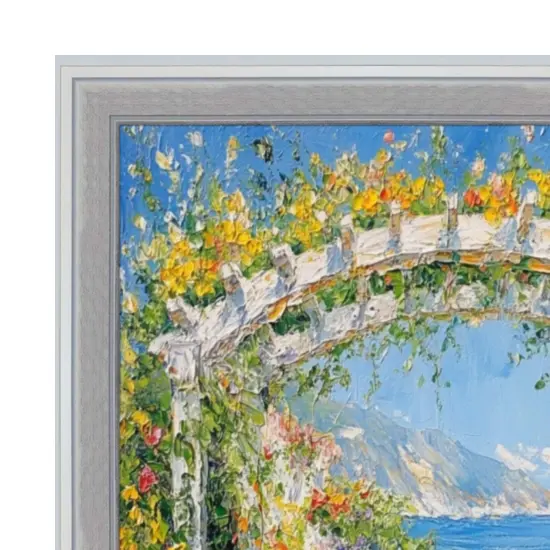 Modern Silver Metal Brushed Picture Frame 24x24 frame {1}