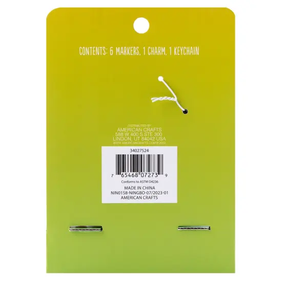 Colorbok Make It Colorful! Color Your Own Bag Charm-Dinosaur {4}