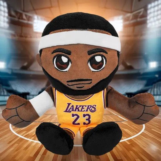 Bleacher Creatures Los Angeles Lakers LeBron James 8" Kuricha Plush (Gold Jersey) {4}