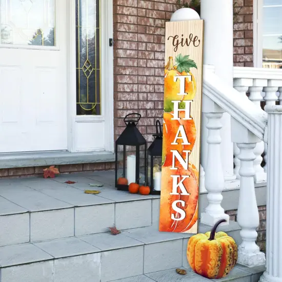 Fall Thanksgiving Porch Sign {2}