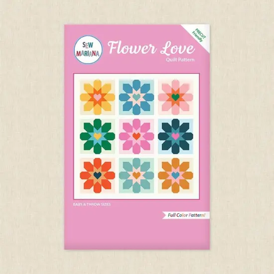 Flower Love (sma 103) | Sew Mariana | Sewing Pattern {1}