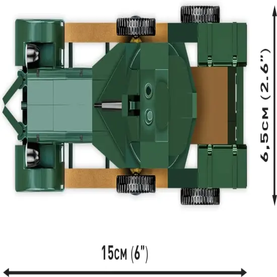 COBI Historical Collection Rolls Royce 1920 Pattern MK I Vehicle {4}