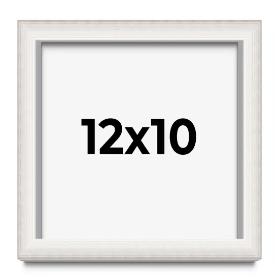 Photo Size Shadow Box 1.5" Depth Silver Picture Frame - UV Acrylic, Backing, Hanging Hardware {1}