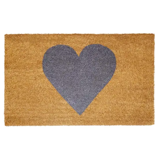 Heart Doormat Grey {8}