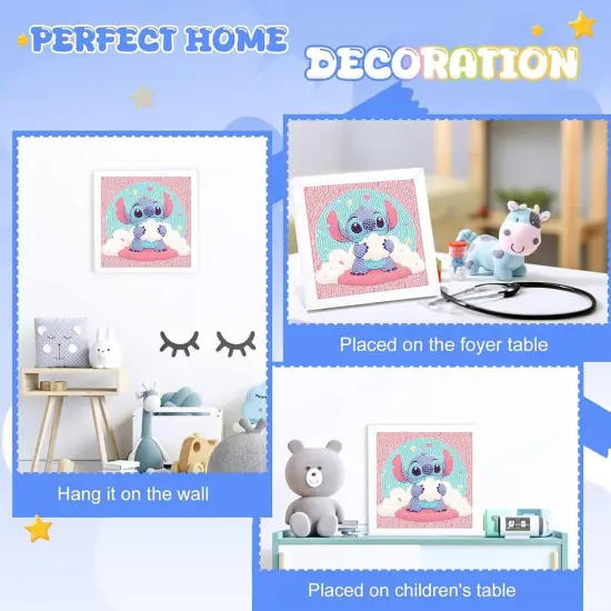 Cute Small Diamond Art Kits for Adults with Wooden Frame {5}