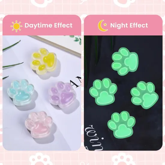 8 Pcs Diamond Art Painting Magnet Cover Minder, Paw Shape Diamond Picture Magnetic Holder Locator, Cross Stitch Diamond Picture Fixator with Case, Diamond Art Accessories Tools for Adults Craft {4}