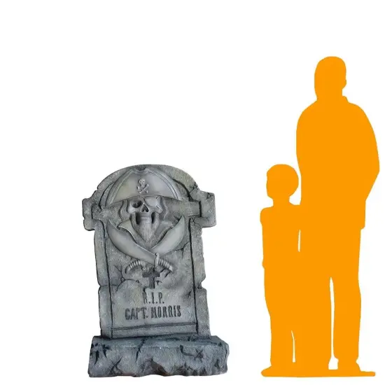 Pirate Captain Tombstone Statue {2}