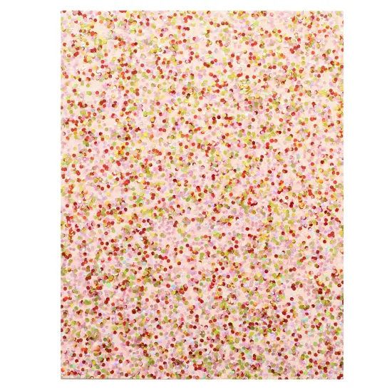 American Crafts Chunky Glitter Specialty Paper 8.5"X11"-Strawberry {3}